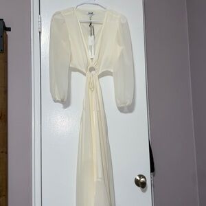 NWT Limited Edition Express cut‎ out high-low dress